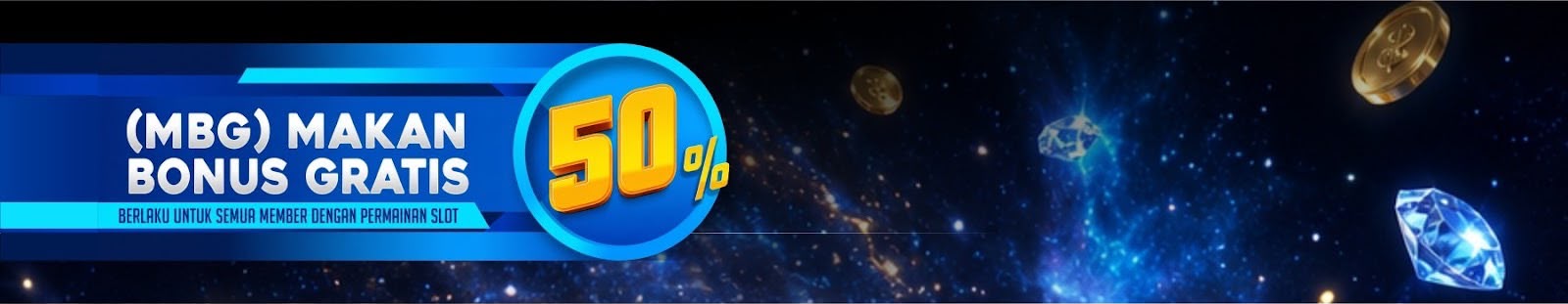 PROMO MBG 50% (MAKAN BONUS GRATIS 50%)