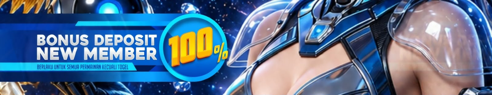WELCOME BONUS 100%
